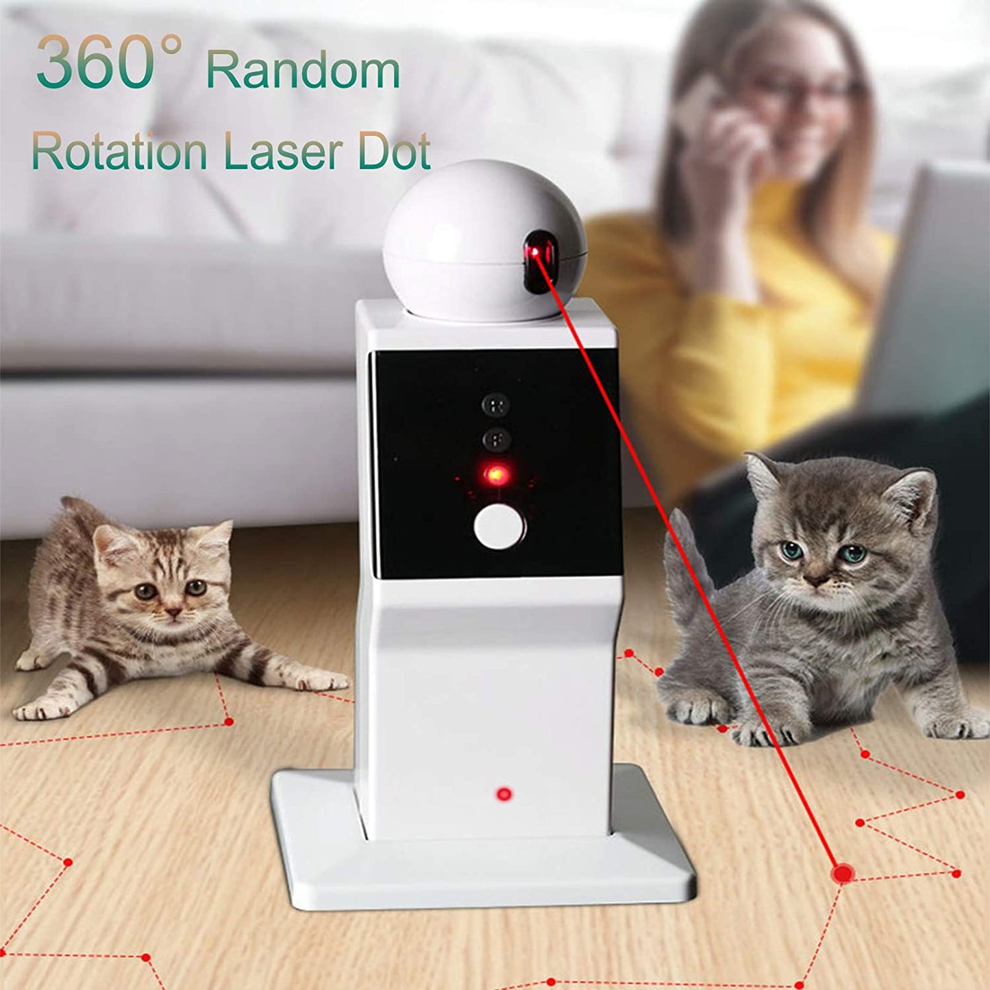 Automatic Laser Toy For Cats